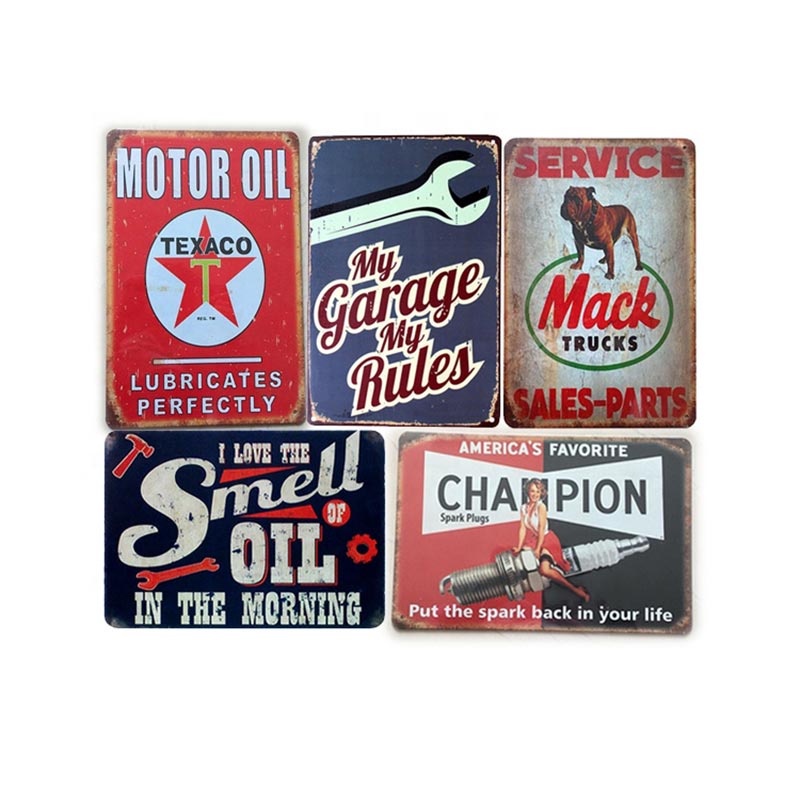 Metal Sign Emboss Enamel Metal