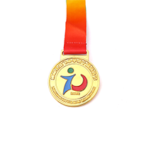 Gold Plated Classic Wheat Spike Medal
