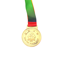Gold Plated Classic Wheat Spike Medal
