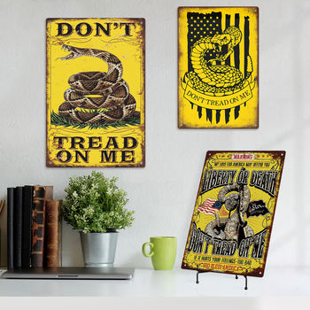 Retro Metal Plate Sign