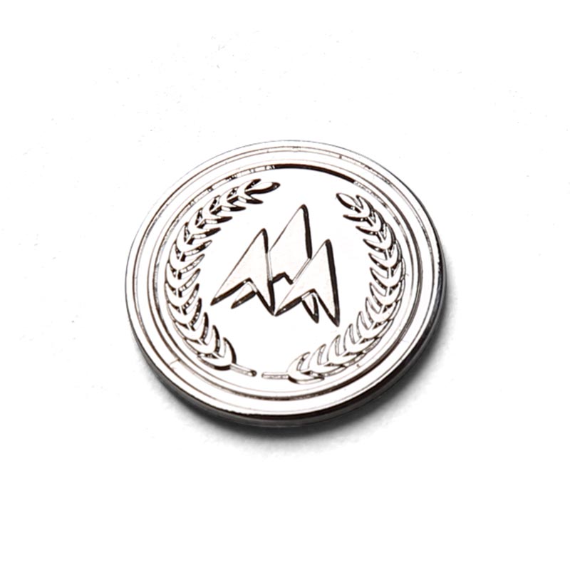 Arrow Wheat Ear Metal Matte Emblem