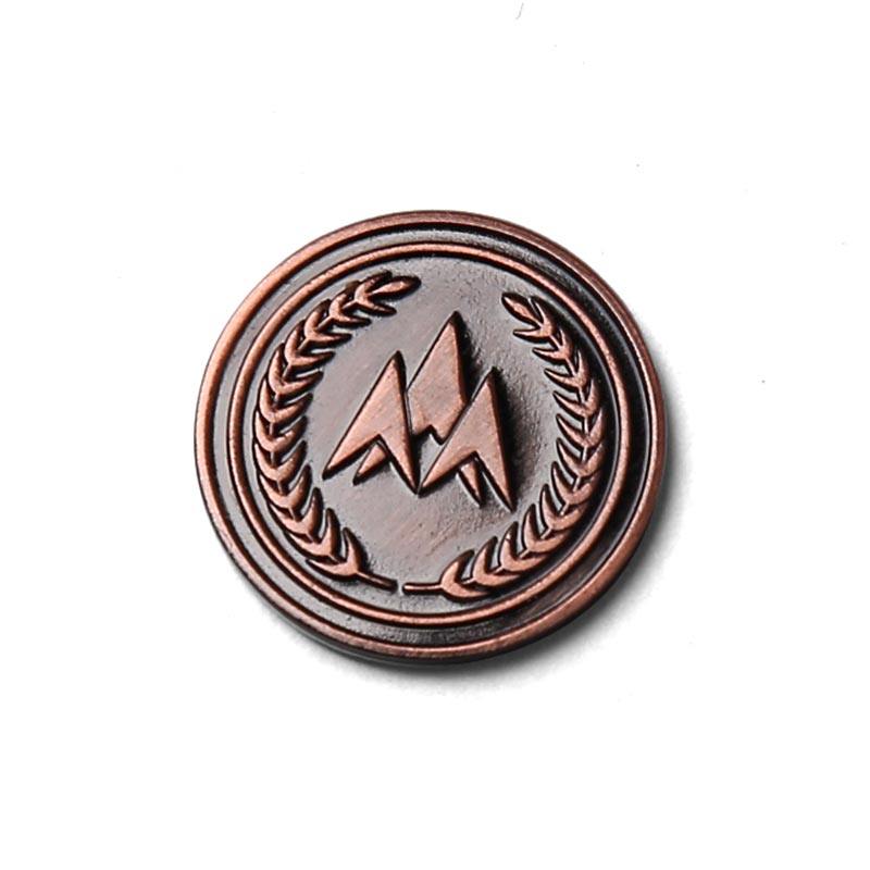 Arrow Wheat Ear Metal Matte Emblem