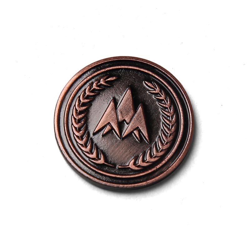 Arrow Wheat Ear Metal Matte Emblem
