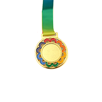 Gold Plated Complex Carving Medal
