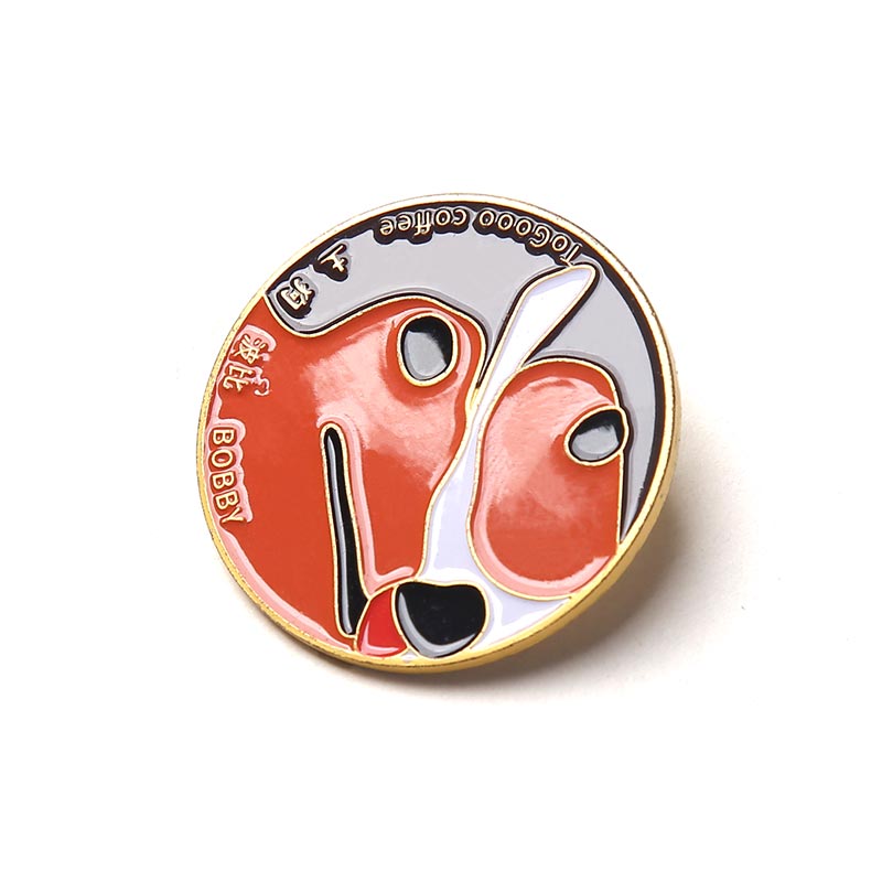 Dog Impression Style Circular Badge