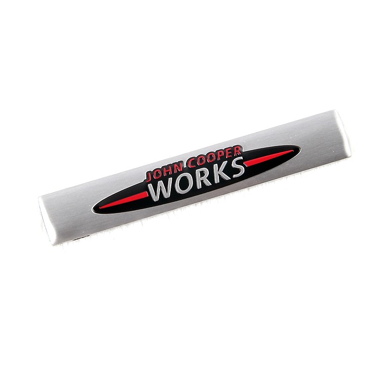 Equipment metal nameplate and emblem