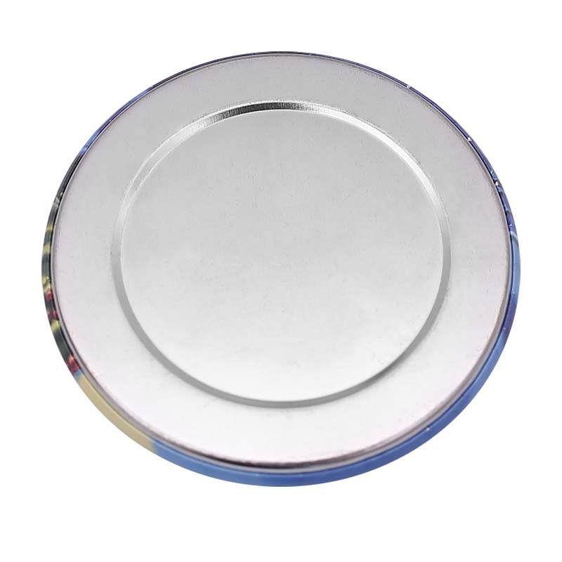 shaped pattern tinplate badge