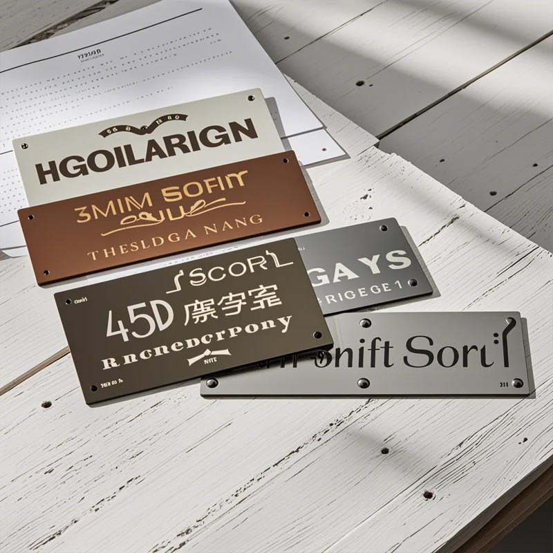 Self Adhesive Engraving Sign Plastic