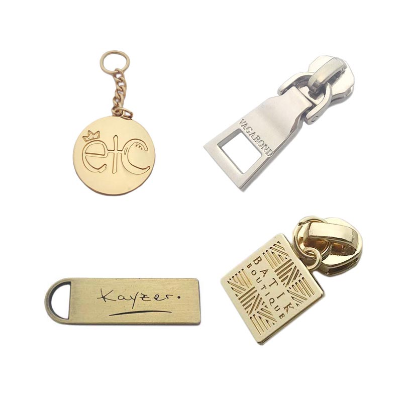 Engraved Metal Plate Clothing Logo