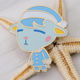 Crafts Rose Gold Plating Badge Pin Metal
