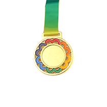 Gold Plated Complex Carving Medal