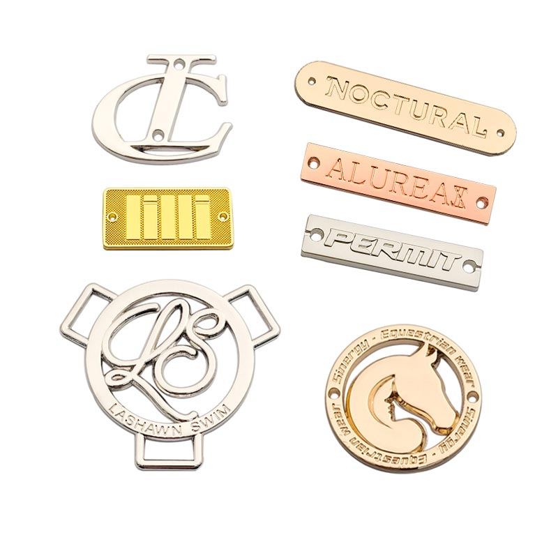 Engraved Metal Plate Clothing Logo