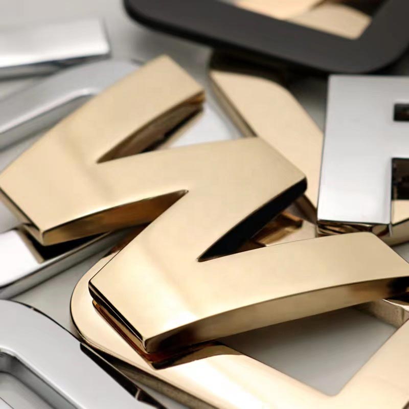 3d Abs Letters Car Emblem