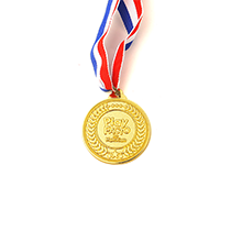 Gold Plated Complex Carving Medal