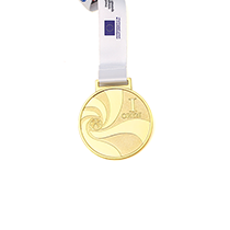 Gold Plated Complex Carving Medal