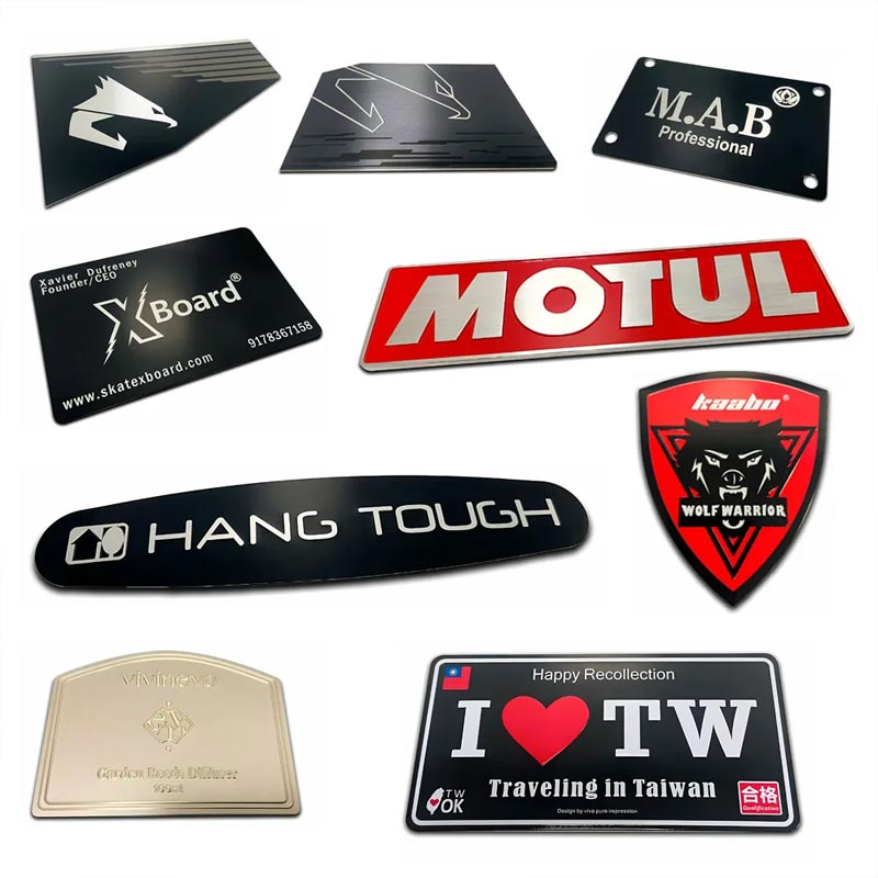 Metal Embossed Maker Metal Tag Signs