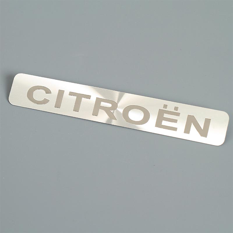 Stainless Steel Strip With Adhesive Label