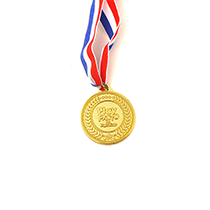 Gold Plated Complex Carving Medal