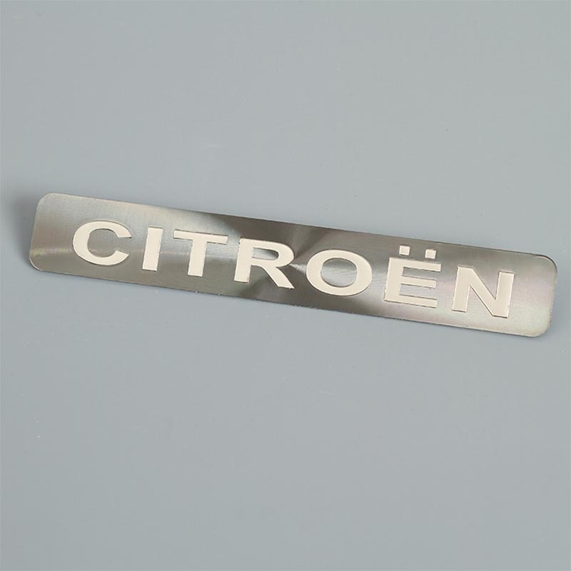 Stainless Steel Strip With Adhesive Label