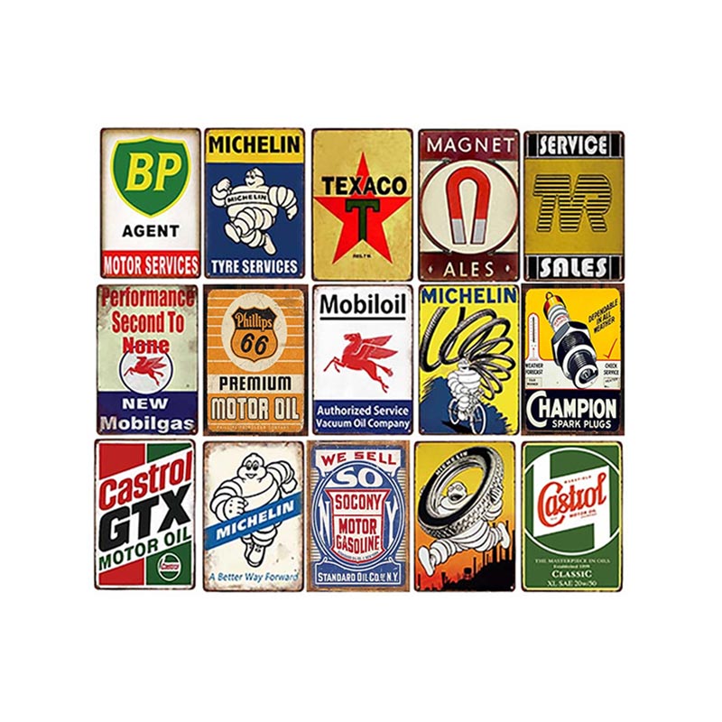 Metal Sign Emboss Enamel Metal