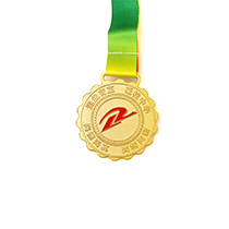 Gold Plated Complex Carving Medal