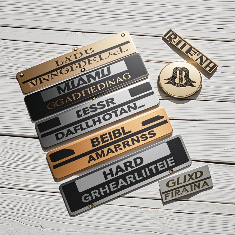Self Adhesive Engraving Sign Plastic