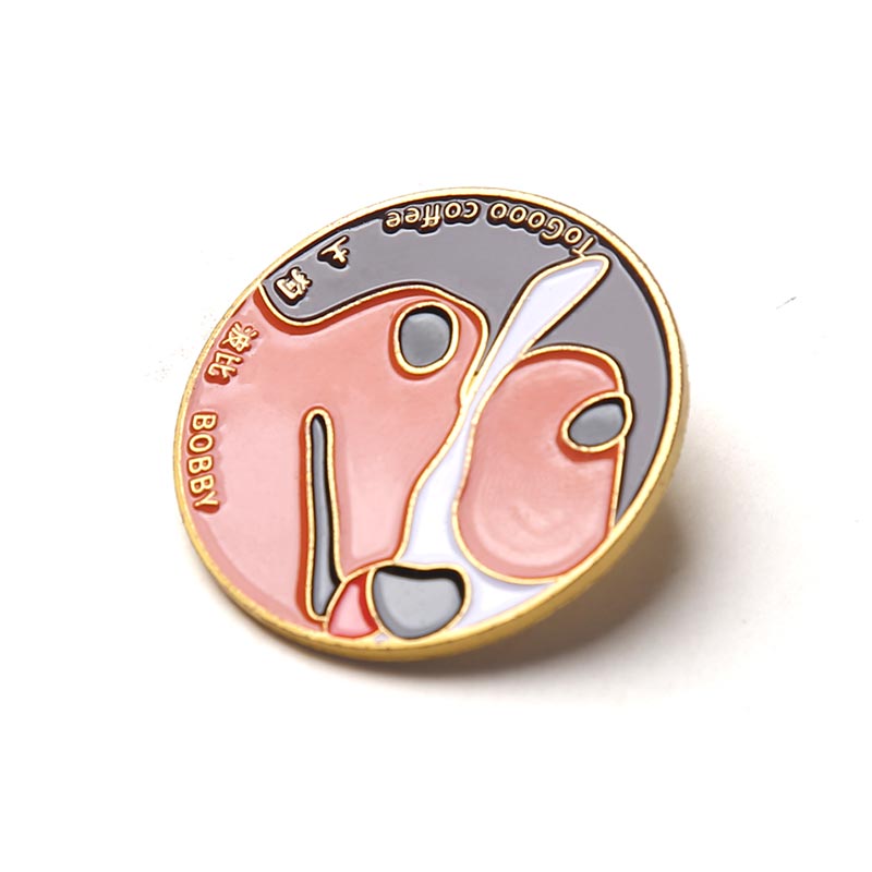 Dog Impression Style Circular Badge